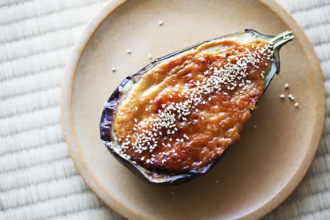 eggplant aubergine miso glazed recipe