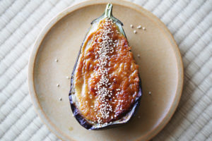 eggplant aubergine miso glazed recipe