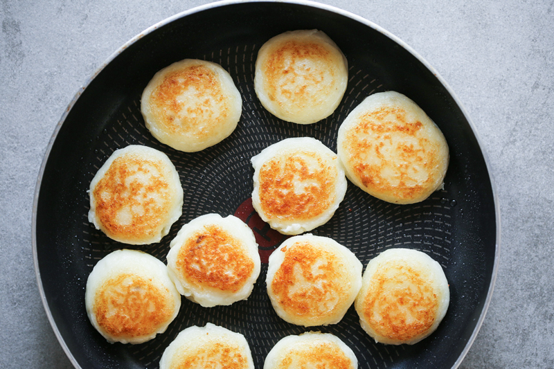 savory potato mochi dumplings recipe