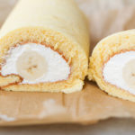 Japanese banana swiss roll cake recipe